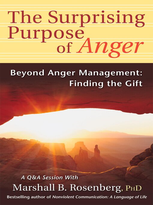 Title details for The Surprising Purpose of Anger by Marshall B. Rosenberg - Wait list